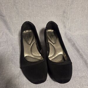 dexflex comfort Black Women's Ballet Flats – Slip-On Cushioned Loafers